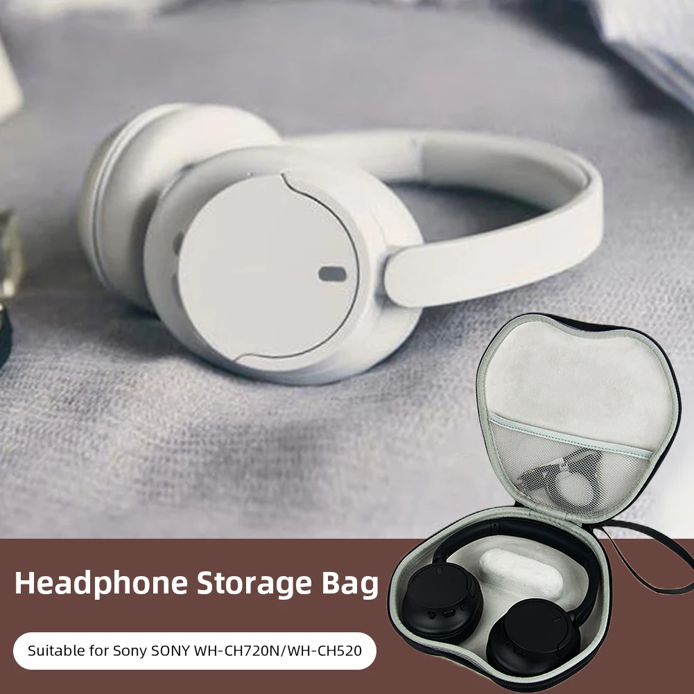Sony Headphone Wh-1000Xm4 - กระเป๋าเคสพกพาหูฟัง EVA แบบแข็งพร้อมตะขอกล่องเก็บของกระเป๋าชุดหูฟังไร้สายสำหรับ Sony WH-1000XM4/เทคโนโลยี ATH-M50X