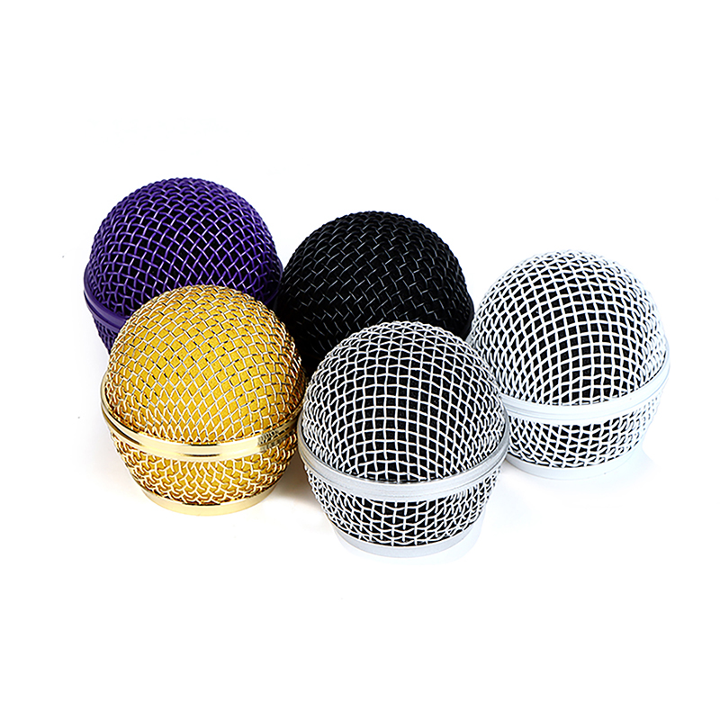 Shure Mic Mv7 - ตะแกรงโลหะสำหรับไมโครโฟนไร้สาย Shure SM58 ชิ้นเดียว อะไหล่ทดแทนที่เหมาะสำหรับงานปาร์ตี้