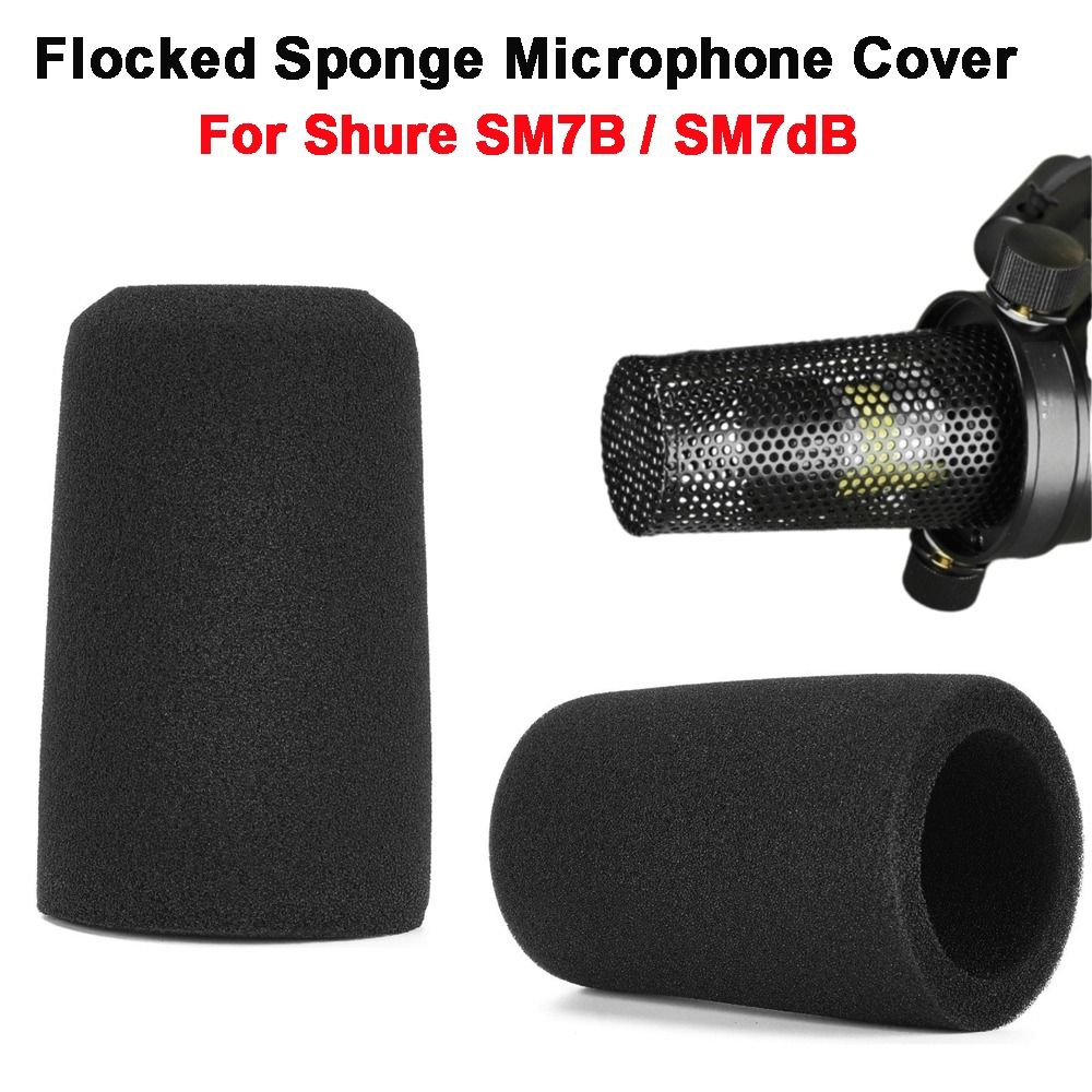 Shure Mic Sm7B - 1 ชิ้น ฝาครอบไมโครโฟนแบบฟองน้ำกันลม สำหรับไมโครโฟน Shure SM7B
