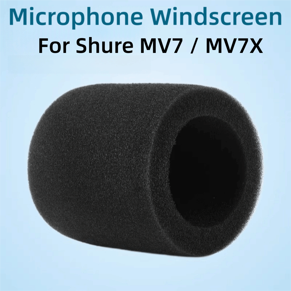 Shure Mic Mv7 - แผ่นฟองน้ำครอบไมโครโฟนแบบกันลม สำหรับ Shure MV7 / MV7X