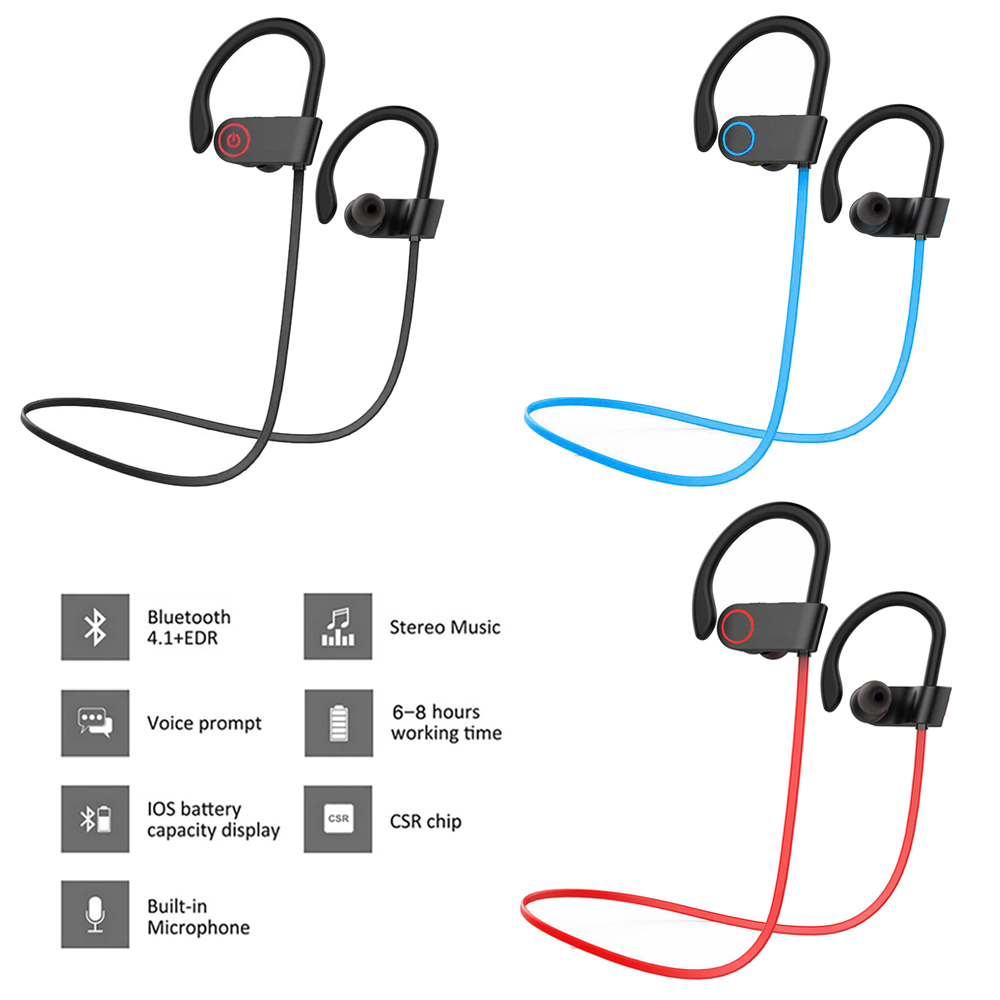 Sports Earphone Hook - 2024 สายคล้องคอกีฬาไร้สาย Universal หูฟังหูฟังหูฟังปลั๊กอุดหูชุดหูฟังสเตอริโอ Super Bluetooth