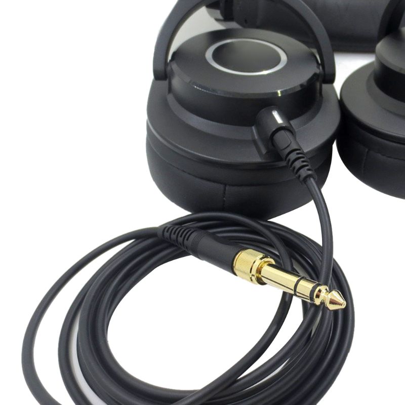 สายเคเบิลทดแทนสำหรับหูฟัง Audi - Audio Technica Headphone Ath-M50X บทวิจารณ์และราคา