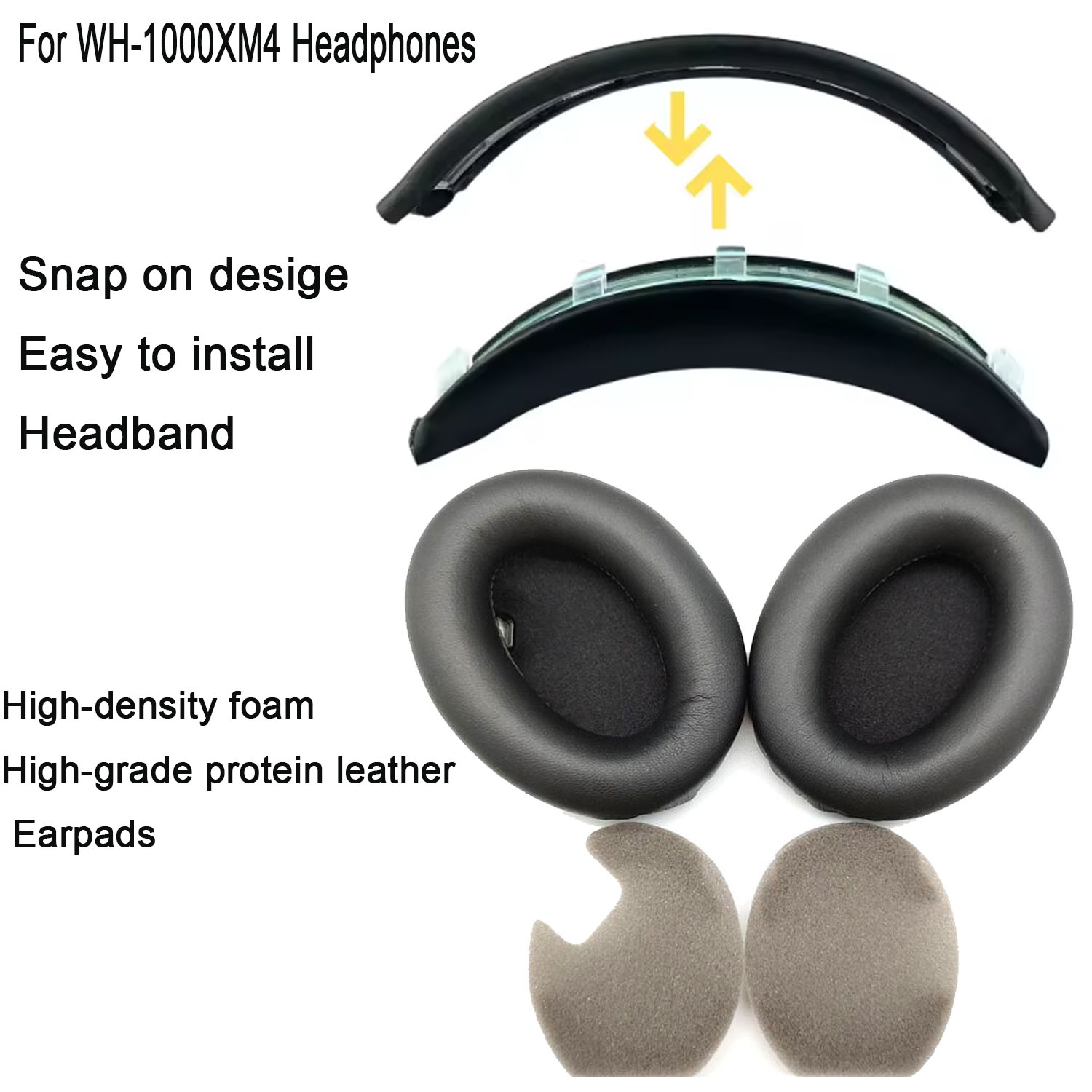 แผ่นรองหูฟังแบบคาดศีรษะ WH1000 - Sony Headphone Wh-1000Xm4 บทวิจารณ์และราคา