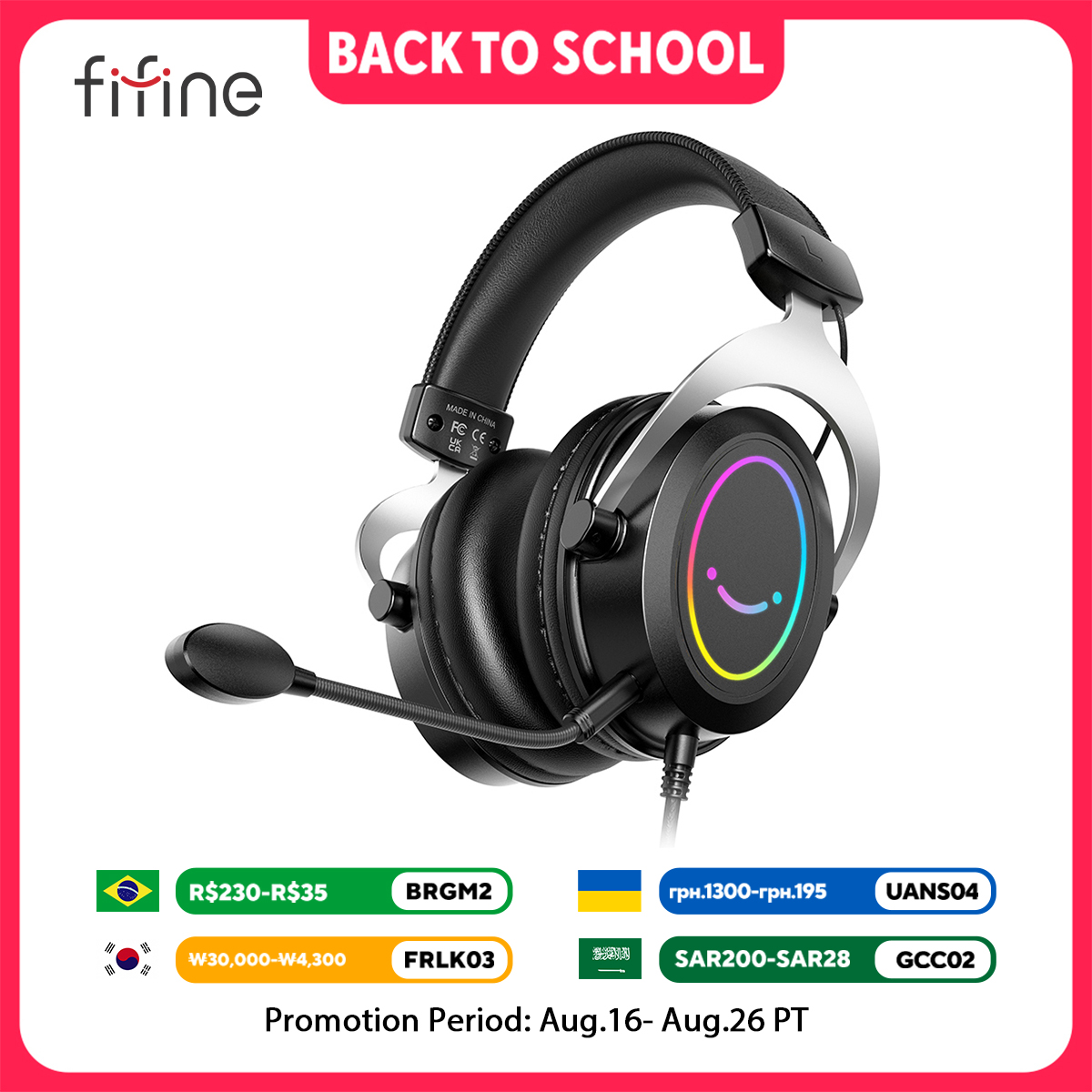 FIFINE Gaming Headpset พร้อมได - Gaming Headset Rgb บทวิจารณ์และราคา