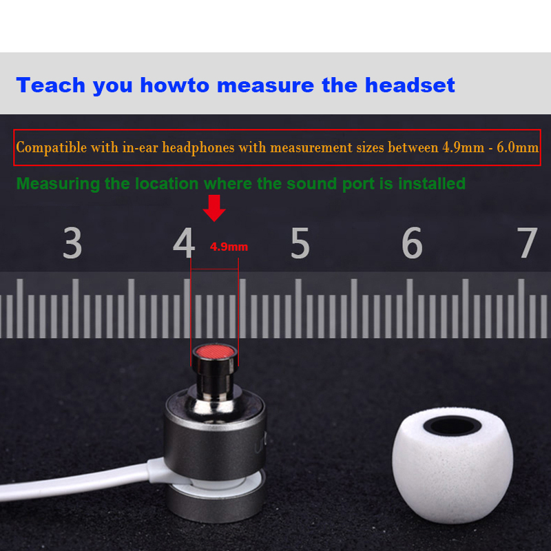 1คู่ ANJIRUI หน่วยความจำโฟม Ea - Earphone Foam Tip บทวิจารณ์และราคา