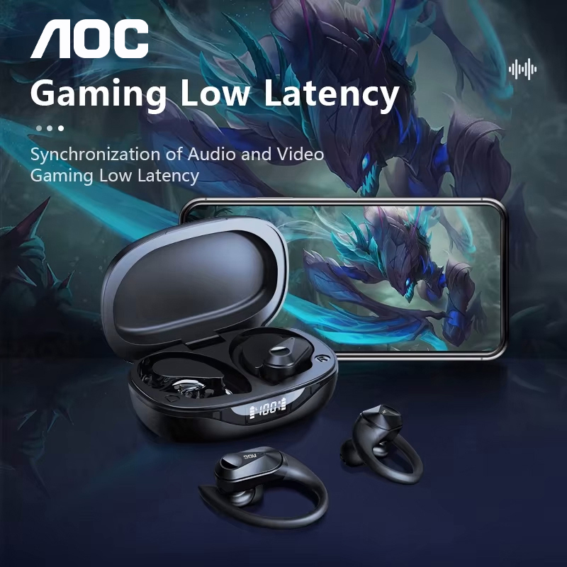 ช้อยส์ AOC ชุดหูฟังกีฬาไร้สายบ - Bluetooth Headset On Ear บทวิจารณ์และราคา