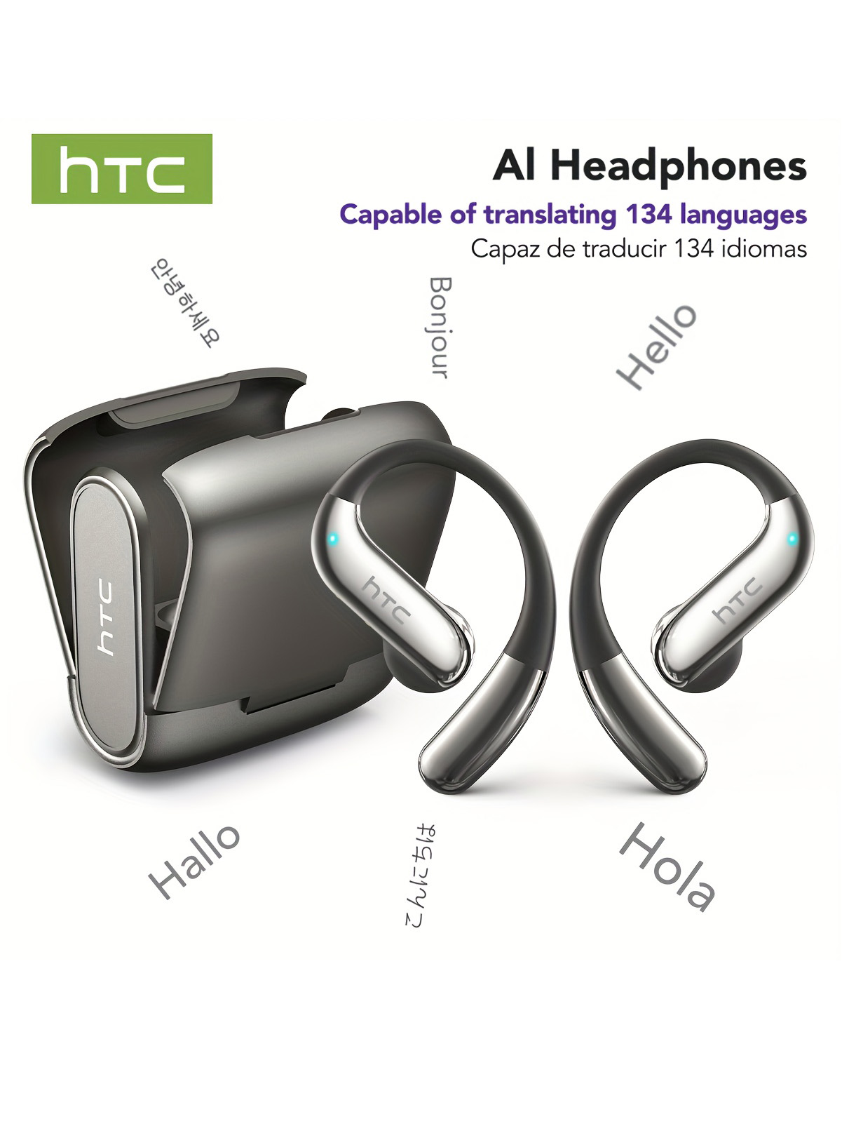 หูฟังบลูทูธแบบเปิดหู HTC เล่นไ - Earbuds Charging Case บทวิจารณ์และราคา