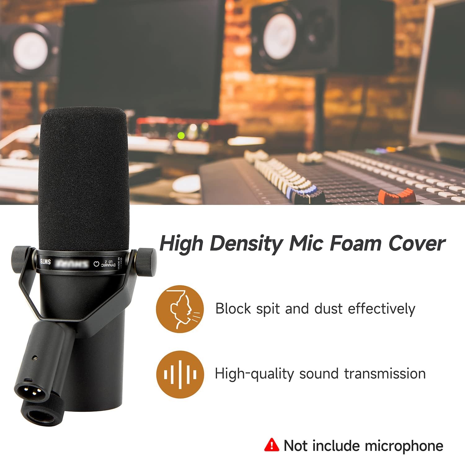 ฟิลเตอร์ป้องกันเสียงลมสำหรับไม - Shure Mic Sm7B บทวิจารณ์และราคา