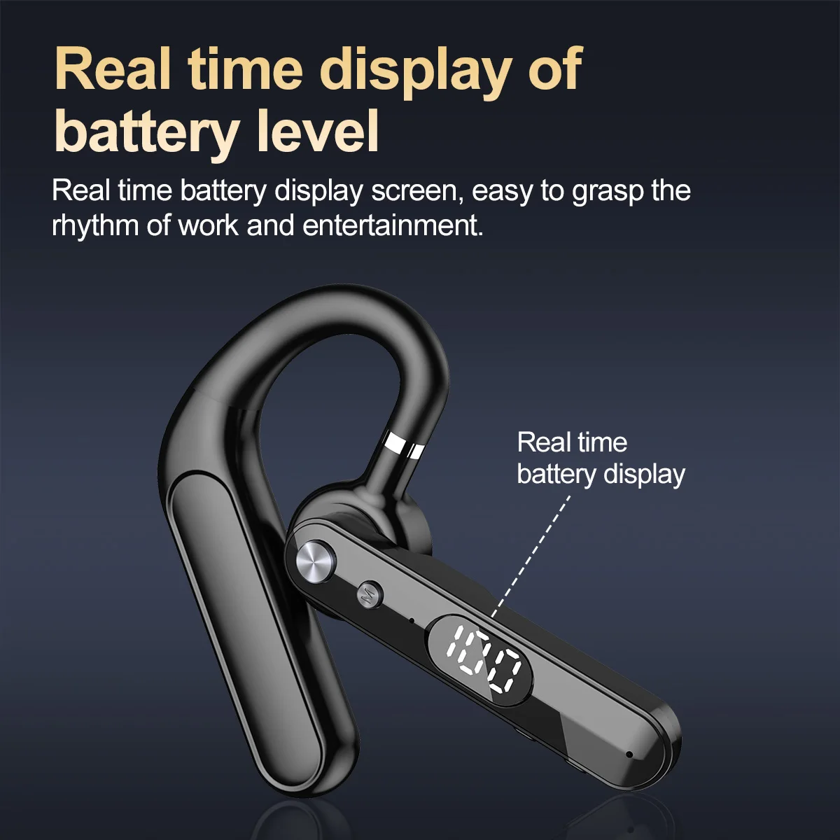 หูฟังไร้สายบลูทูธพร้อมไมโครโฟน - Bluetooth Headset On Ear บทวิจารณ์และราคา