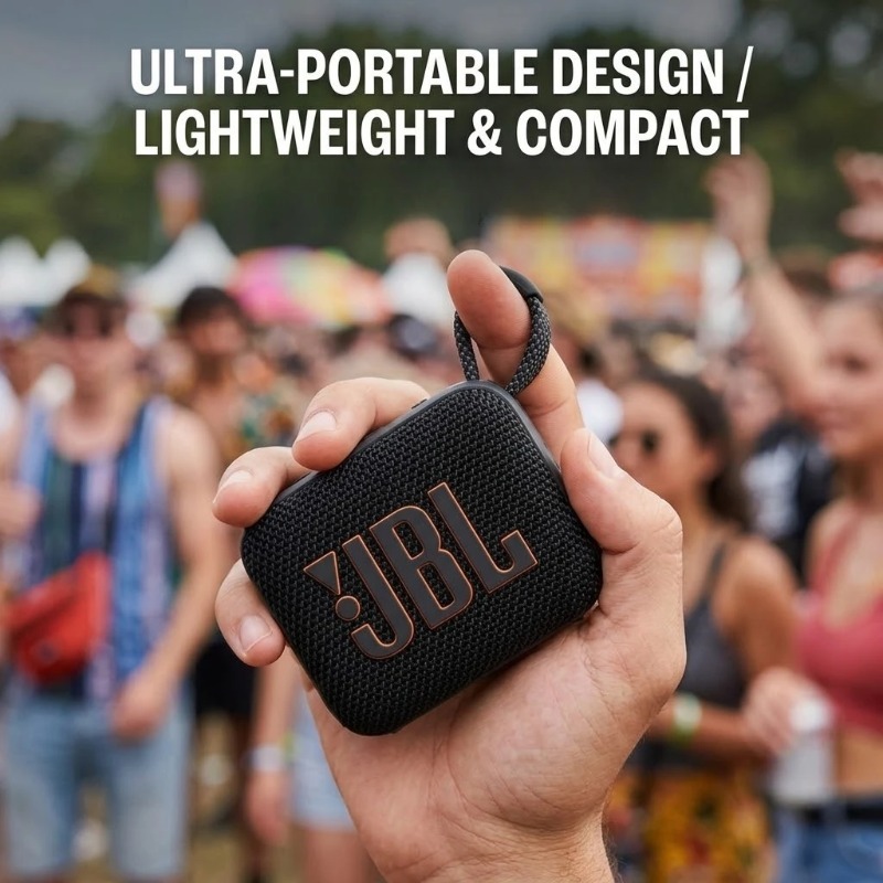 ลำโพงพกพาไร้สาย JBL Go 4, กันน - Jbl Speaker Go 4 บทวิจารณ์และราคา