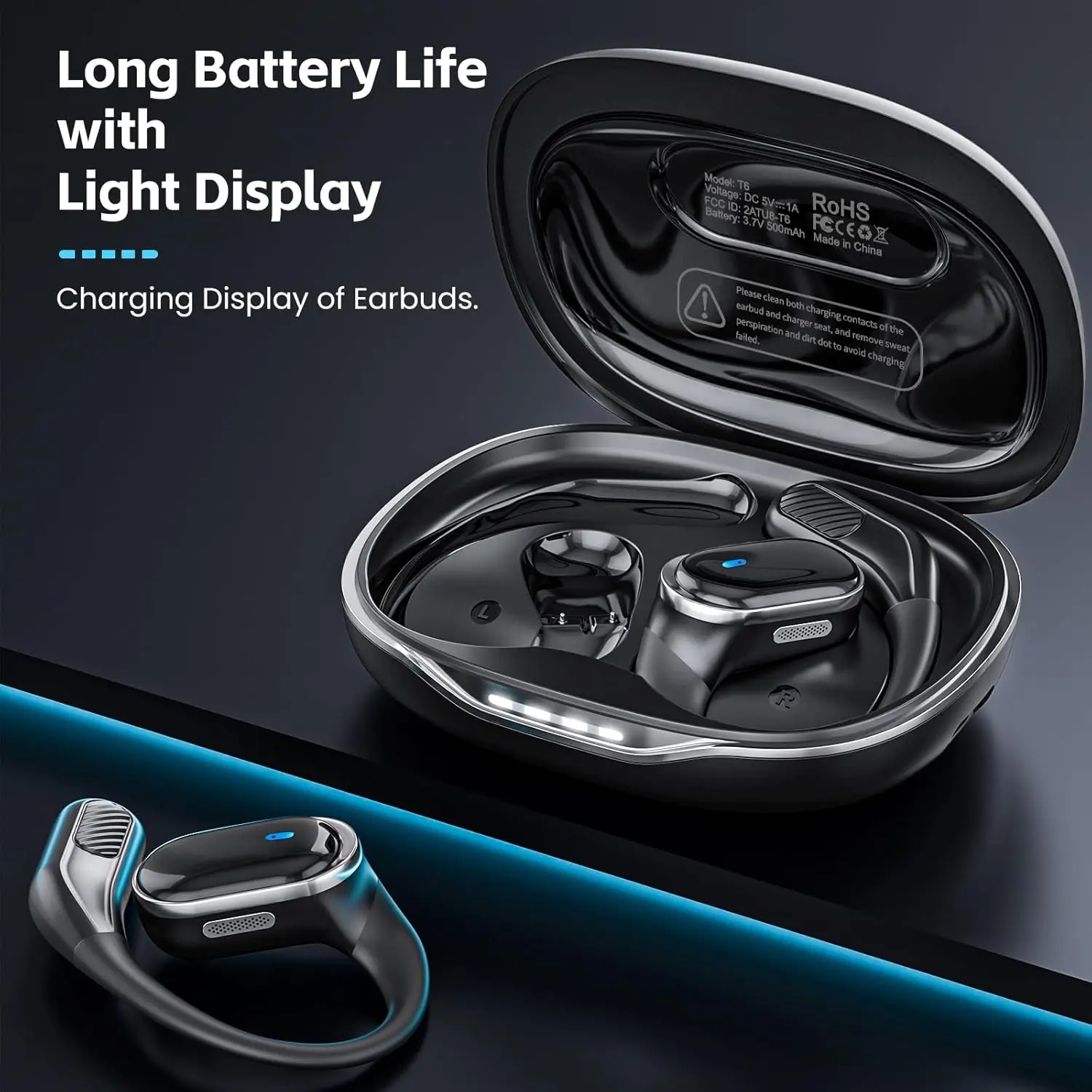 หูฟังบลูทูธไร้สายพร้อมไมโครโฟน - Sports Earphone Hook บทวิจารณ์และราคา
